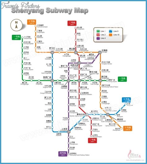 Shenyang Map - TravelsFinders.Com