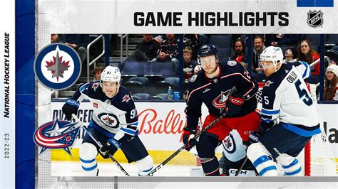 Jets @ Blue Jackets 2/16 | NHL Highlights 2023 - YouTube