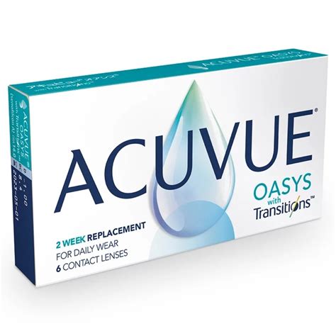 Lentes de Contato Acuvue Oasys Transitions