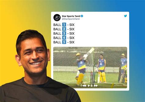 Dhoni hits 5 consecutive sixes during practice session ahead of IPL 2020