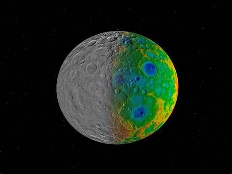 Frozen Subsurface Ocean Could Have Wiped Out Ceres' Craters | Dwarf planet, Impact crater, Planets