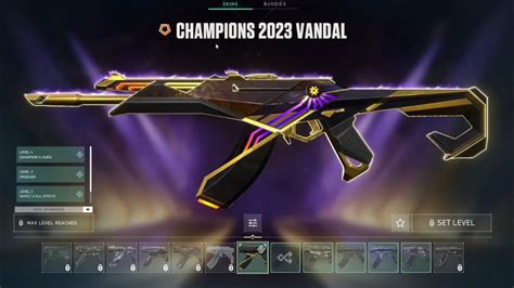 Champion 2023 Vandal Fully Upgraded #valorant - YouTube