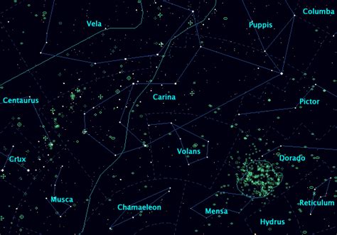 Constellation Clickable Map(17) “Carina”