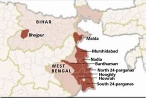 “Malda Fault” is located in which of the following state?