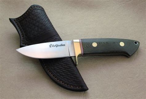 Handmade Drop Point Hunter, Knife number 0017 by Michael LoGiudice