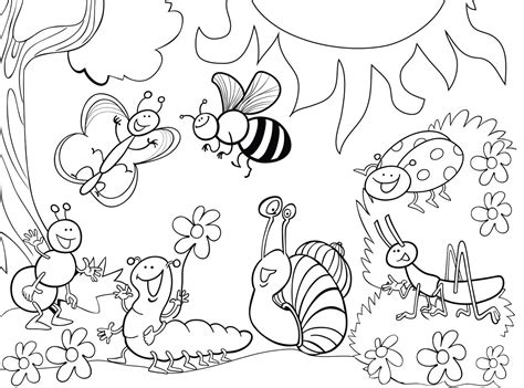 Realistic Insect Coloring Pages at GetDrawings | Free download