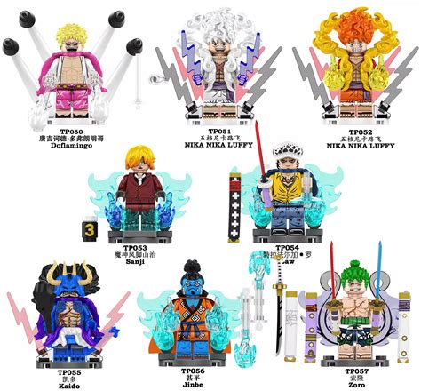 8 PCS / LOT Luffy and More One Piec Minifigs TP100