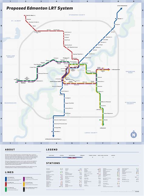 Michael Abenojar - Edmonton LRT System Maps