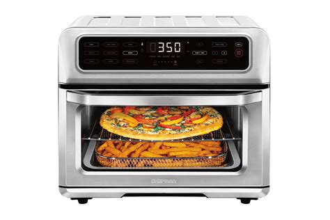 Chefman Dual-Function Air Fryer + Toaster Oven, Stainless Steel, 20 Liter - Walmart.com ...
