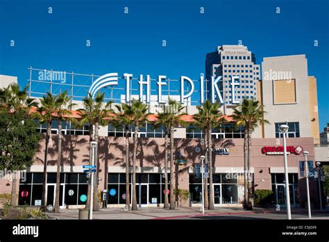 The Pike shopping centre, Ocean Boulevard, Long Beach, California, USA Stock Photo - Alamy