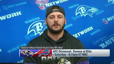 Baltimore Ravens fullback Patrick Ricard: 'It might be an advantage' for Baltimore Ravens to ...