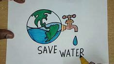 9 Save water drawing ideas | save water drawing, water drawing, save water