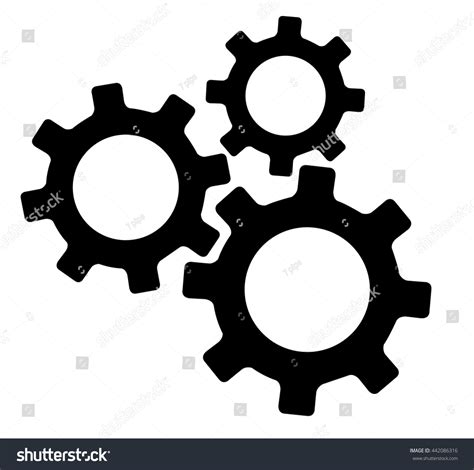 Gear Engineering Symbol Vector: เวกเตอร์สต็อก (ปลอดค่าลิขสิทธิ์) 442086316 | Shutterstock