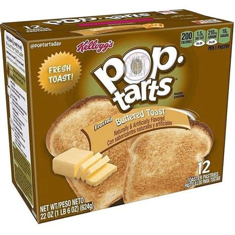 a box of pop tarts with butter on it