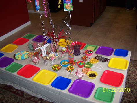 Candyland Party Table Decorations