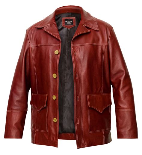 FIGHT CLUB - TYLER DURDEN - LeatherOriginal | Leather jacket outfit men, Leather jacket, Leather ...