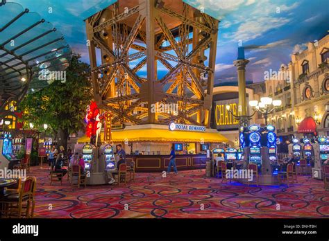 The interior of Paris Las Vegas hotel and casino Stock Photo - Alamy