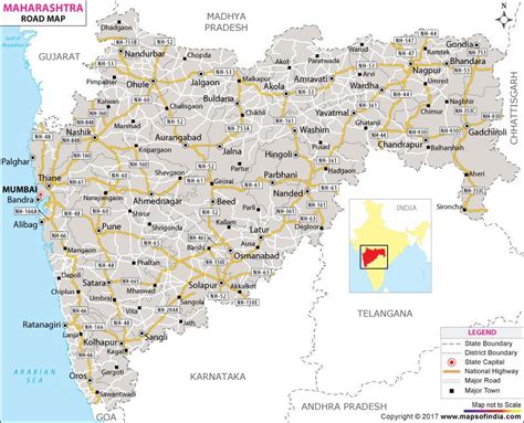 Maharashtra map map of maharashtra state districts information and facts – Artofit