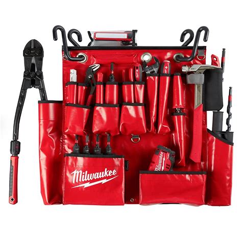 Milwaukee Lineman's Aerial Tool Apron 48-22-8290 - The Home Depot ...