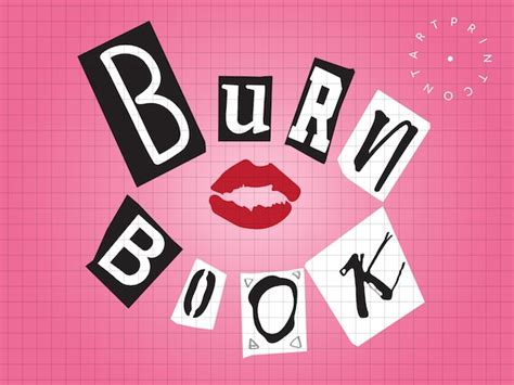 Burn Book SVG Burn Book Digital Mean Girls Quotes Burn | Etsy Ireland