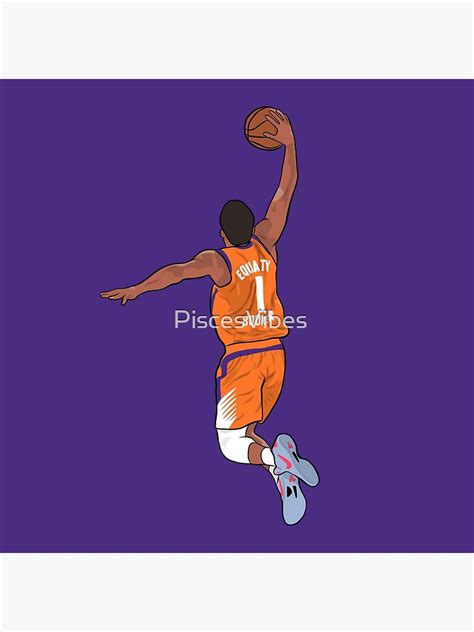 "Devin Booker Dunk Phoenix Basketball" Poster for Sale by PiscesVibes ...