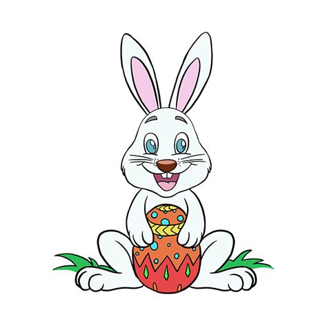 Easy Easter Bunny Drawing | Free download on ClipArtMag