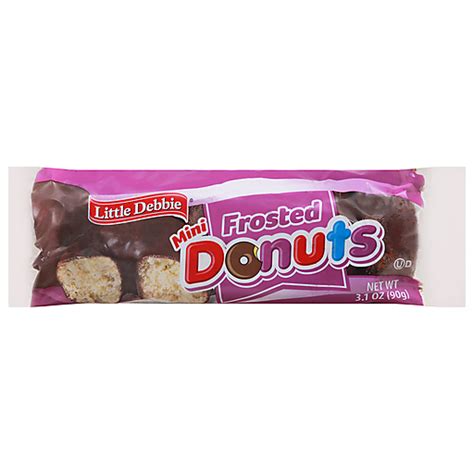 Little Debbie Mini Frosted Donuts 3.1 oz | Donuts | Chief Markets