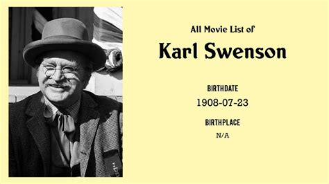 Karl Swenson Movies list Karl Swenson| Filmography of Karl Swenson - YouTube