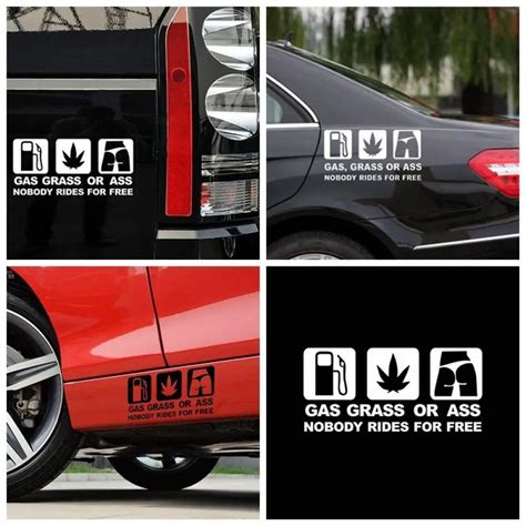 1 Pcs Fashion Funny Window Sticker Vinyl Decal Car Window Bumper Car ...