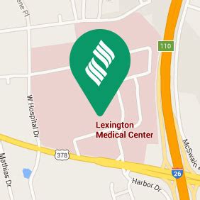 Lexington Medical Center Campus Map