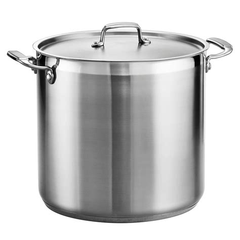 Tramontina Gourmet 20 Qt. Stainless Steel Stock Pot with Lid-80120/002DS - The Home Depot