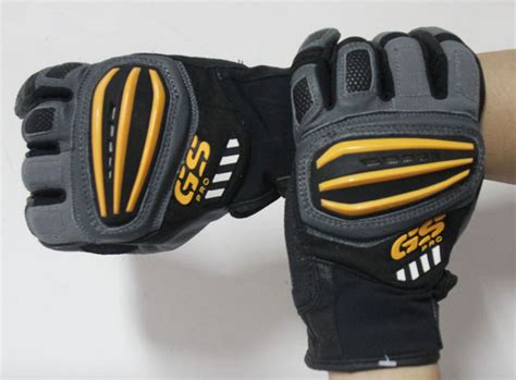 GS Pro Gloves For GS1200 Rallye 4 Motocross Motorbike Mens Bike Gloves Mens Leather Gauntlets ...