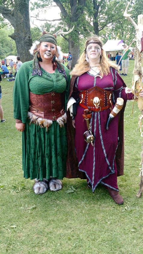 Forest Faun & Druid sorceresses | Druid costume, Hair makeup, Plus size