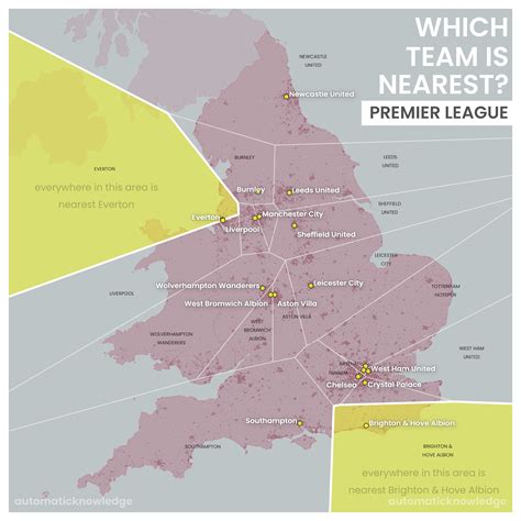 View 26 Premier League Map Of Teams - factsayviral