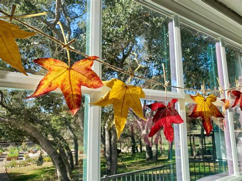 How to Make a DIY Fall Leaf Garland ~ Homestead and Chill