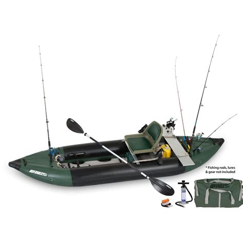 Inflatable Fishing Kayak with Trolling Motor Explorer Angler Series | Inflatable fishing kayak ...