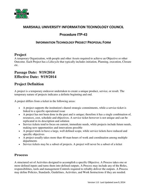 Information Technology Project Proposal - 10+ Examples, Format, Pdf