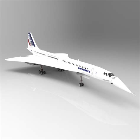 Concorde Studio Max 3D Model MAX - CGTrader.com