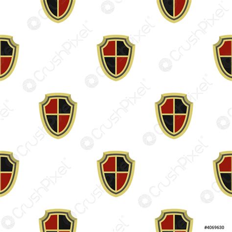 Medieval shield pattern flat - stock vector 4069630 | Crushpixel