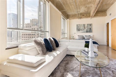 Austin Downtown Condo - Industrial - Living Room - Austin - by Studio M Designs | Houzz