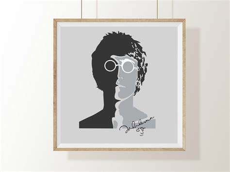 Wall Art John Lennon Signature Autograph Wallart Poster | Etsy