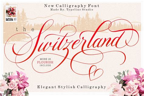 Switzerland Stylish Calligraphy | Script Fonts ~ Creative Market