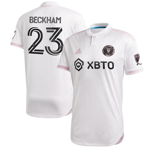 Men's Inter Miami CF David Beckham adidas White 2020 Primary Authentic ...