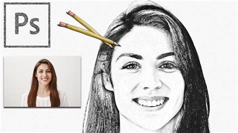 Pencil Sketch Effect | Photoshop Effect | Photoshop Tutorial