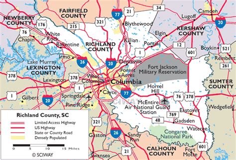 Richland County Map - Terminal Map