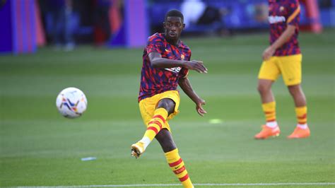 Dembele Sparkles on Return to Barcelona Training [WATCH]