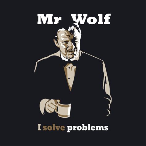 Mr. Wolf - I Solve Problems (Pulp Fiction) - Pulp Fiction - Baseball T ...