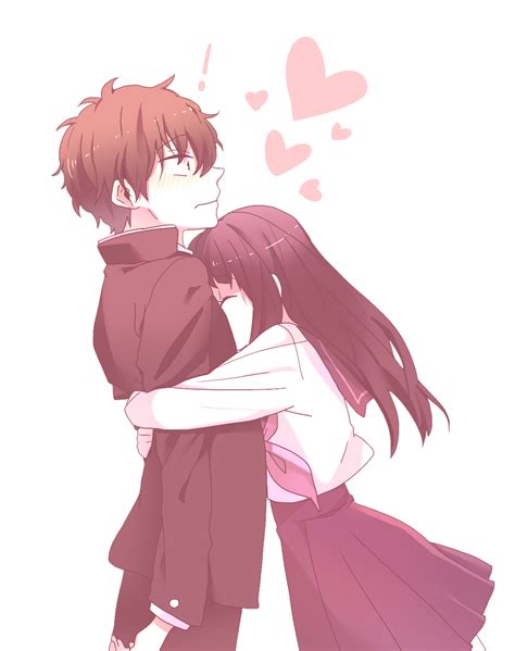 Cute Couple Anime PNG Free Photo Transparent HQ PNG Download | FreePNGImg