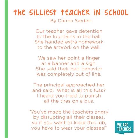 40 of Our Favorite Poems About Teaching | Poems about school, Funny ...