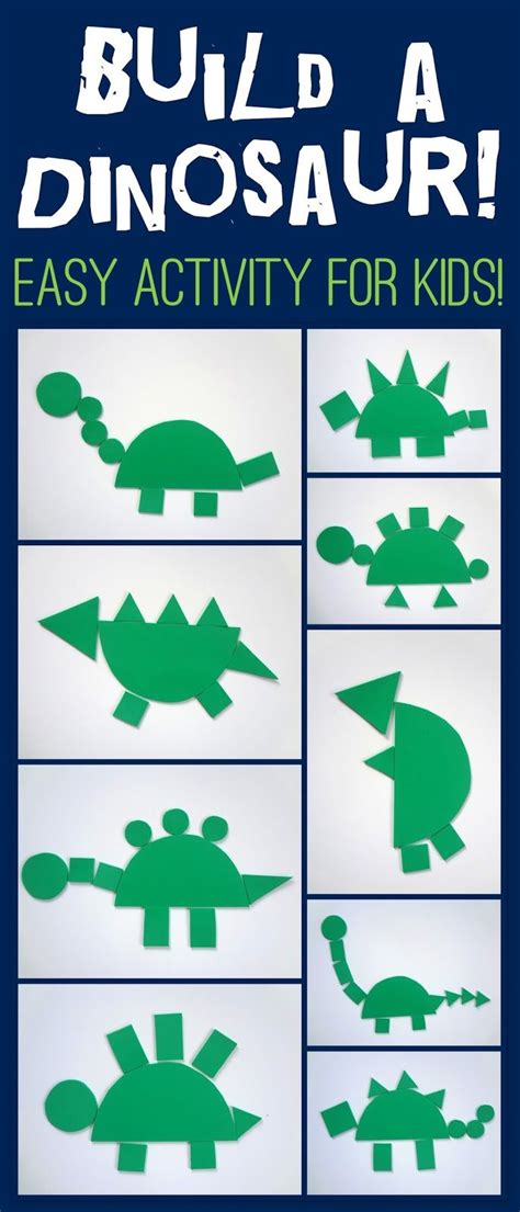 Little Family Fun: Build a Dinosaur! | Dinosaur activities, Dinosaurs ...